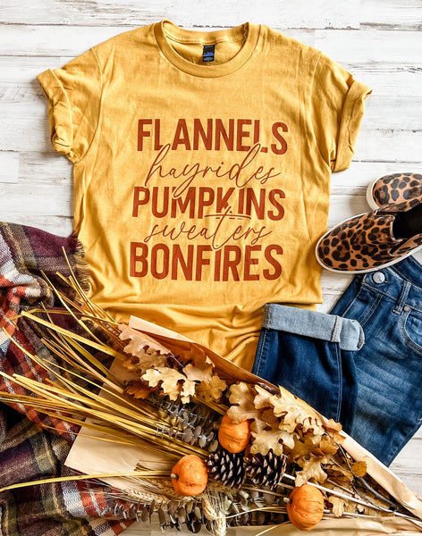 Hayrides fall tee