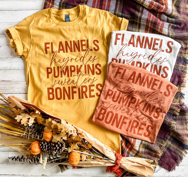 Hayrides fall tee