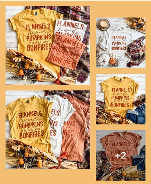 Hayrides fall tee