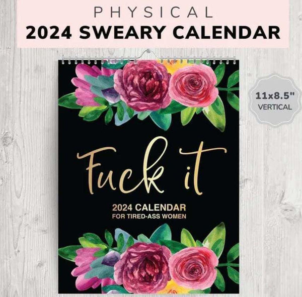 2024 Sweary Calendar