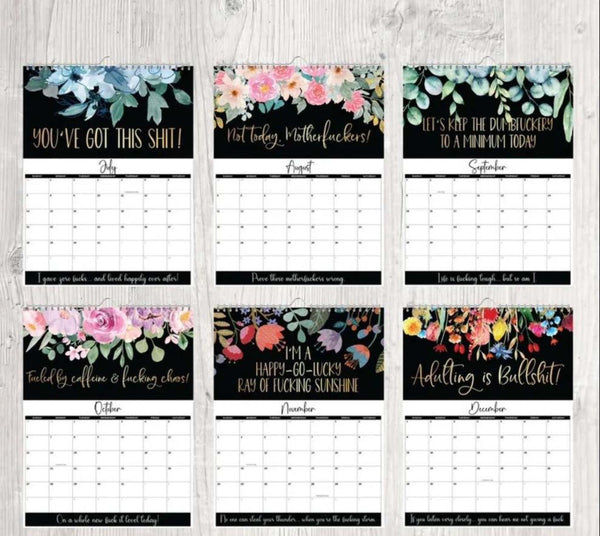 2024 Sweary Calendar