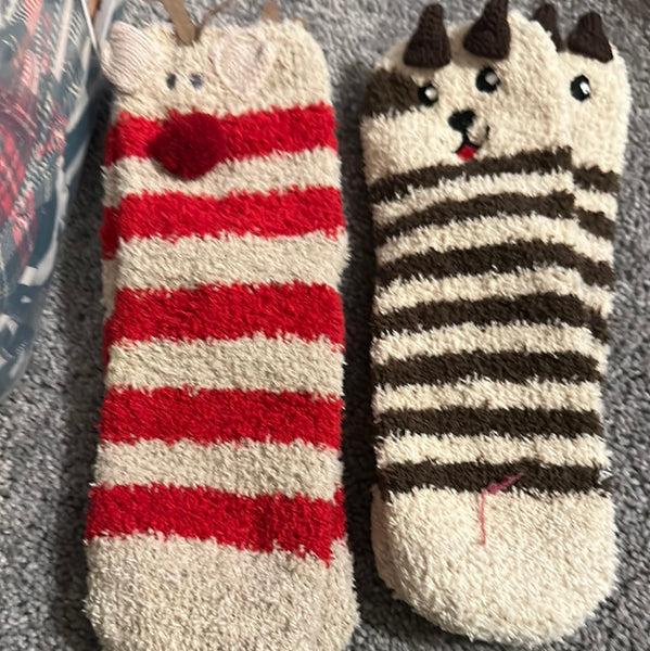 Animal face socks