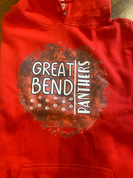 Great Bend Panthers Paw tee