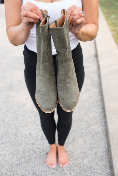 Wicked Boots in Olive
