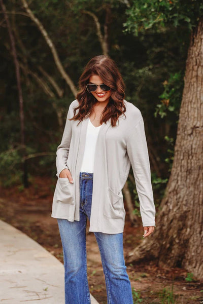 Prescott Mint Lightweight Cardigan