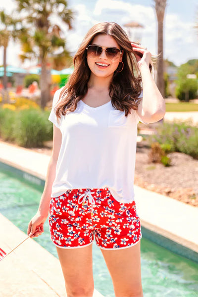 *Rebel Floral Everyday shorts
