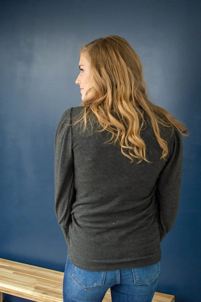 Puff Sleeve Sweater*
