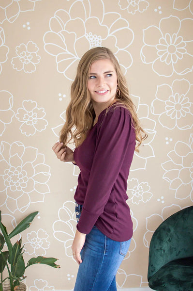 Puff Sleeve Sweater*