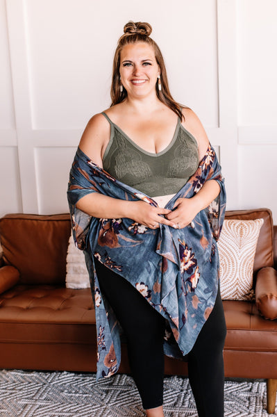 Hold Me Tight Bralette In Moss