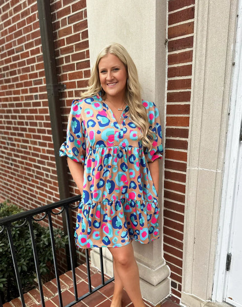 Spring Leopard Dress