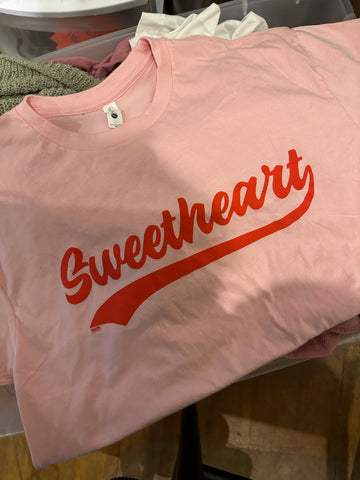 Sweetheart pink tee