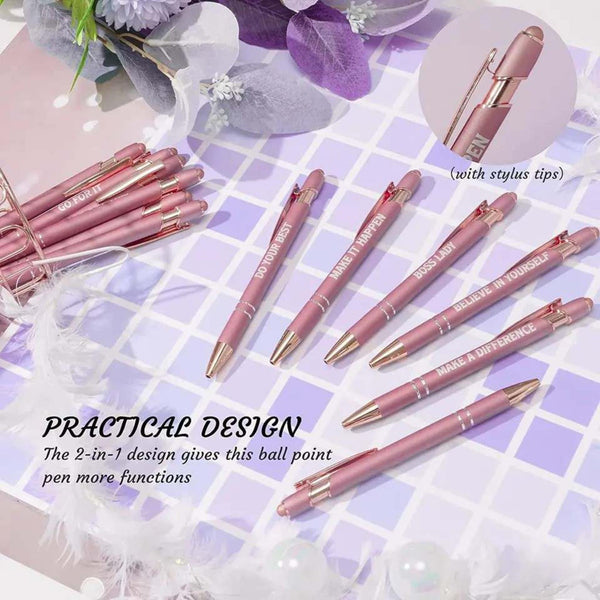 Rose Gold positive vibe pens