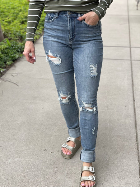 Sunday Afternoon Judy Blue Skinny Jeans*