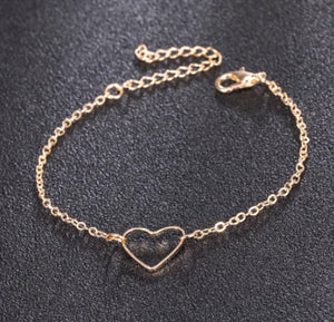 Simple Heart Bracelet