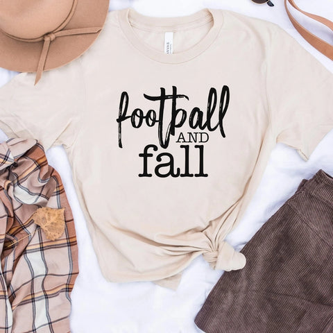 Fall and Football tee