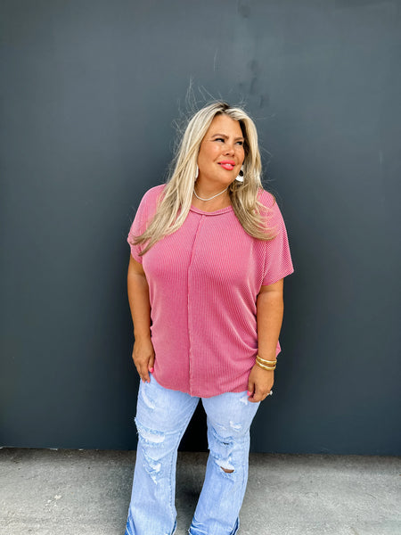 Sophia ribbed top