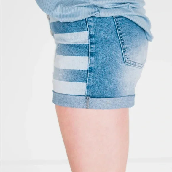 *Stars & Stripes denim shorts