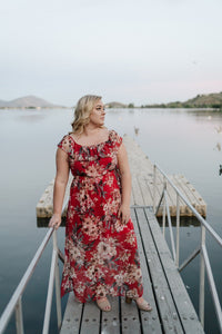 Copy of A Walk In The Sunset Maxi Dress