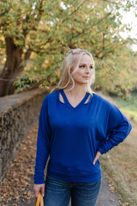 Copy of Lady In Royal Blue Top