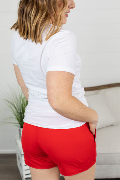 IN STOCK Jamie Shorts - Classic Red FINAL SALE