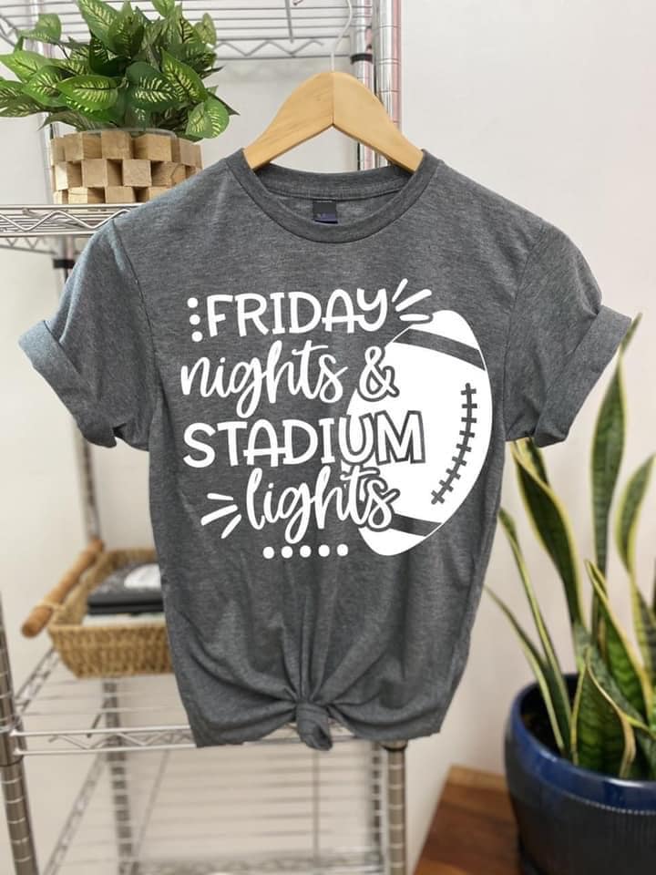 Friday Nights and stadium lights tee