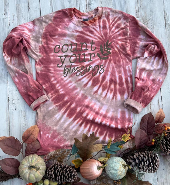 Count your blessings (tie dye)
