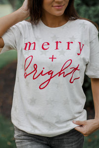 Merry + Bright tee