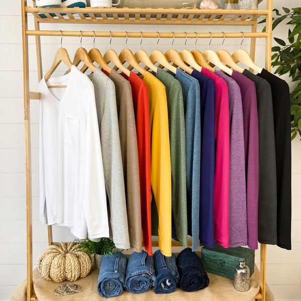 IN STOCK Hadley Long Sleeve - Pumpkin