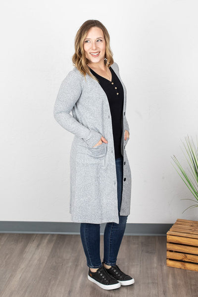 Heather Gray Colbie Cardigan IN STORE