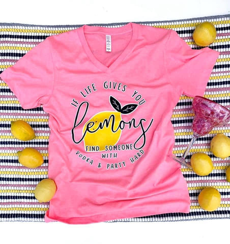 When life gives you lemons graphic tee