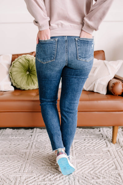 Into The Fray Hem Judy Blue Jeans IN STORE