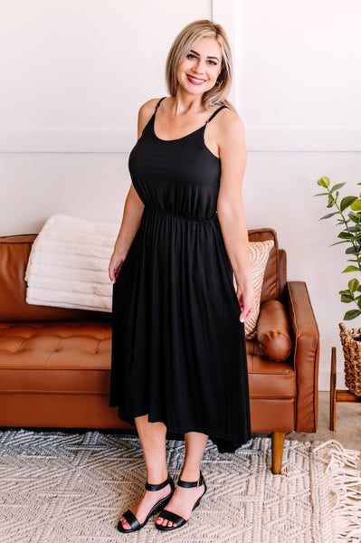 OUTLET Highs And Lows Black Dress