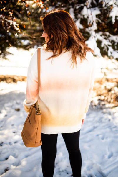 *Double Dipped Sweater in Coral