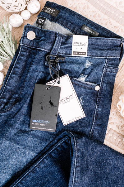 Grates On Me Cool Denim Boyfriend Judy Blue Jeans IN STORE