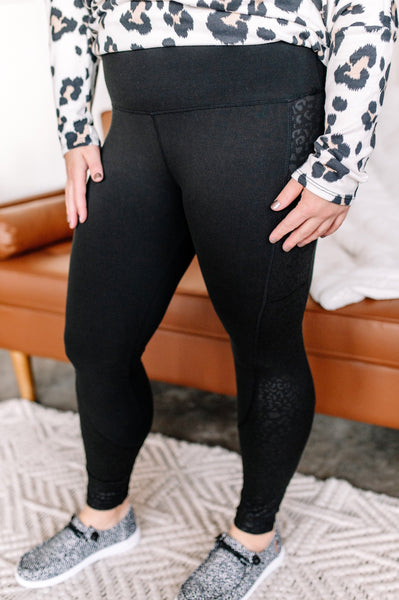 The Last Leggings You'll Ever Need In Black LEOPARD IN STORE