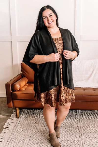 OUTLET Party Animal Leopard Print Dress In Copper Harbor