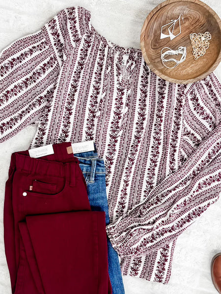 Scarlet Denim Cuffed Joggers By Judy Blue Jeans*