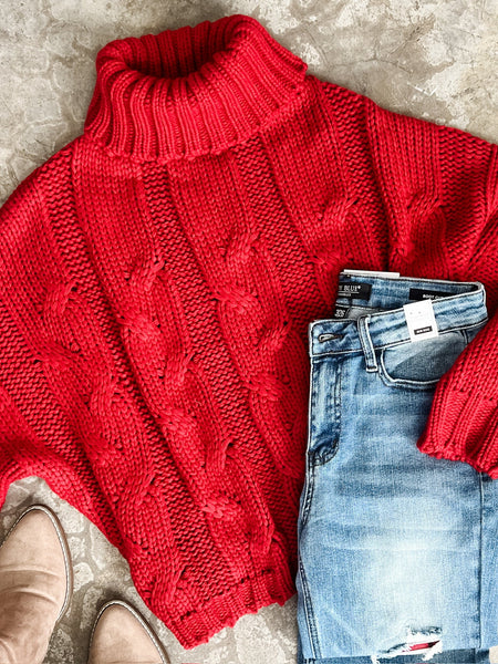 Mid Rise Bootcut Judy Blue Jeans With Plaid Patch Detail.