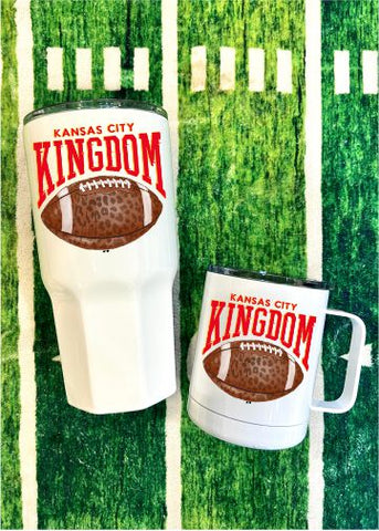 KC Kingdom Leopard Metal Drinkware