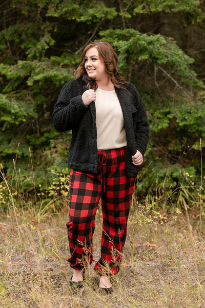 Winter In The Rockies Plaid Joggers