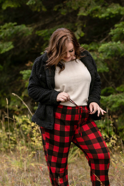 Winter In The Rockies Plaid Joggers