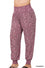 CRANBERRY LEOPARD HIGH-WAISTED SMOCKED LOUNGE JOGGER