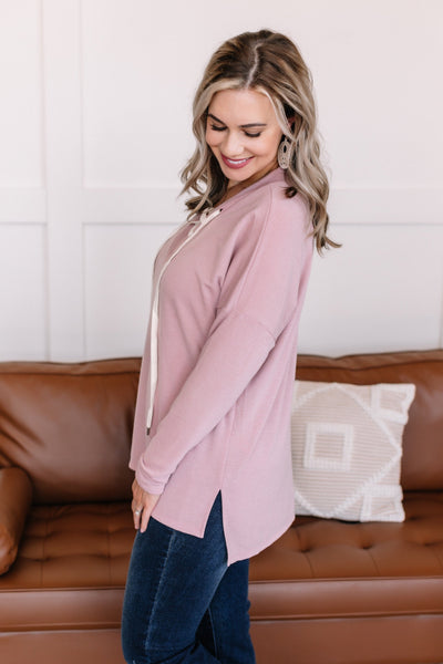 OUTLET - No Excuses Sweatshirt In Rose - Large