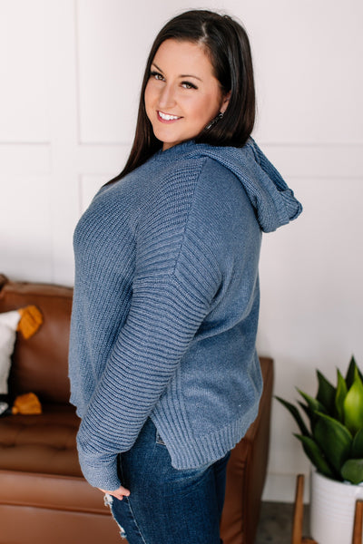 OUTLET - Sweater Weather In Azure Blue - Large