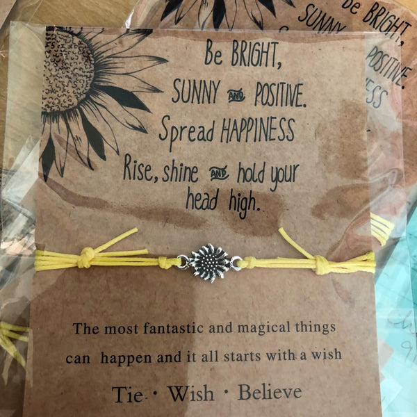 Spread Happiness Sunflower Braceleti