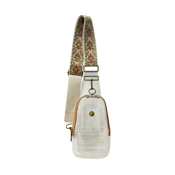 Camille Clear sling bag