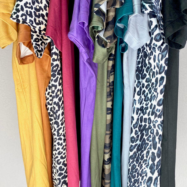 Chloe Cozy Tee - PURPLE IN STORE