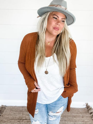 Toffee Lola Knit Cardigan