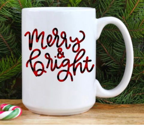 15oz Merry & Bright mug