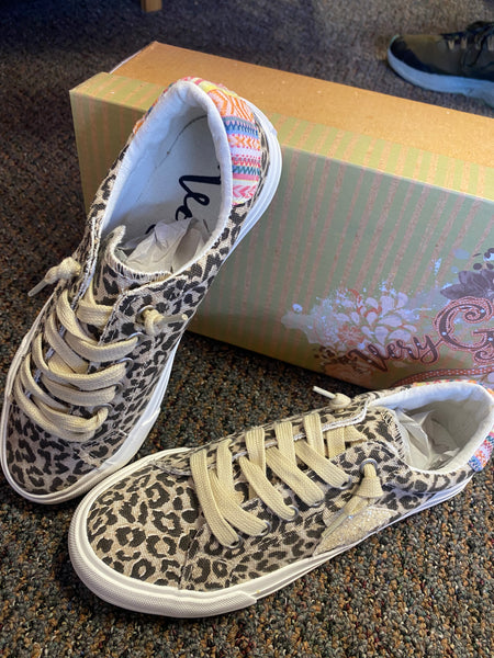 Very G Gypsy Jazz Cosmic 2 Taupe leopard Sneaker*